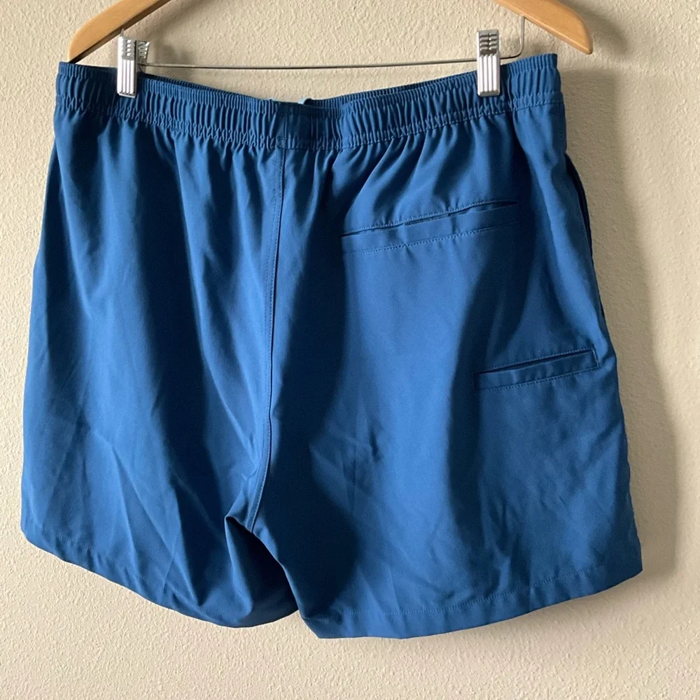 Huk Men's Deep Blue Fishing Swim Trunks
